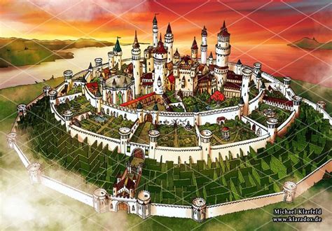 Highgarden By Klaradox On Deviantart Fantasy Castle Fantasy City Game Of Thrones Art