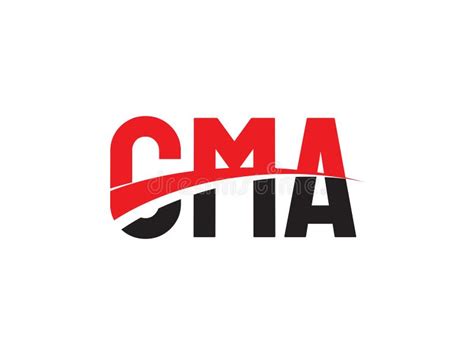 Cma Letter Initial Logo Design Vector Illustration Stock Vector