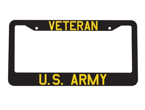Veteran Us Usa Army Military Vet America American Car License Plate