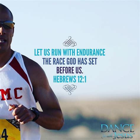 Run the race God has set before you. Your race. Your lane. And this race your race has no 
