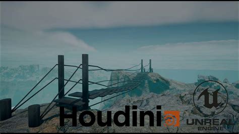 Houdini Fx Procedural Bridge Unreal Engine Hda Youtube