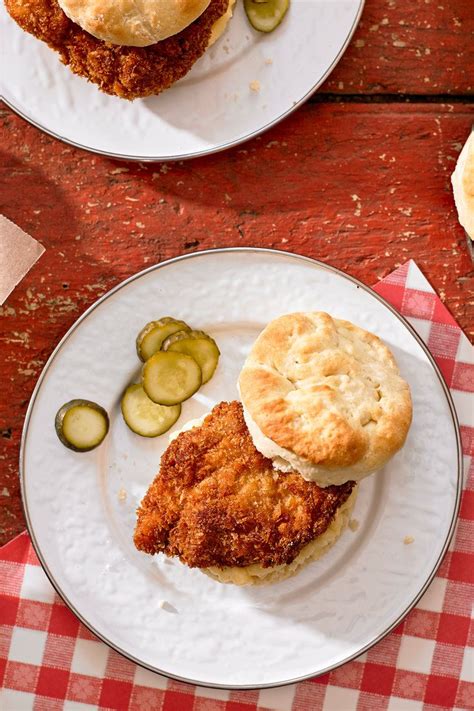 Fried Chicken Biscuits With Hot Honey Butter Recipe