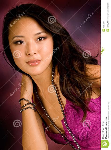 Sexy Aziatische Brunette Stock Foto Image Of Brunette 7925408