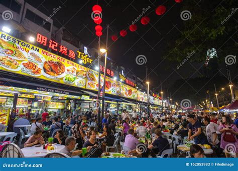 Jalan Alor Street Food Market Kuala Lumpur Malaysia Editorial Stock
