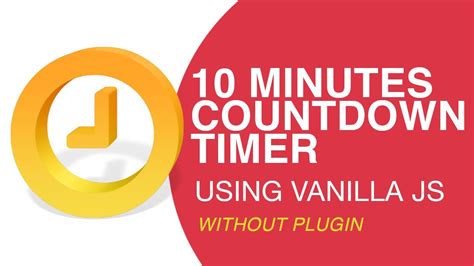 How To Create 10 Minutes Countdown Timer Using Html Css And Javascript