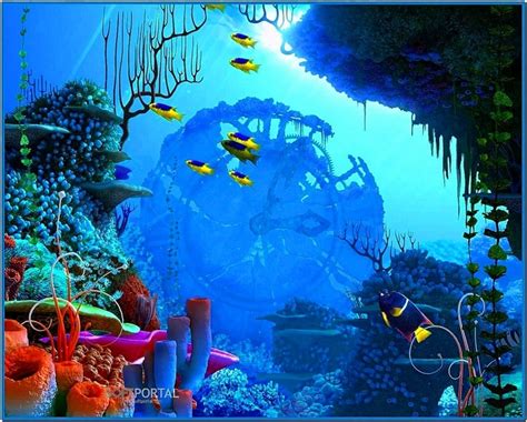 Coral Clock 3d Screensaver 1005 Download Screensaversbiz