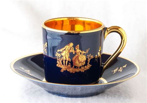Lenox les saisons china teapot, blue & white toile vintage french country style. Limoges Made in France Veritable Porcelain d'Art (VPA ...