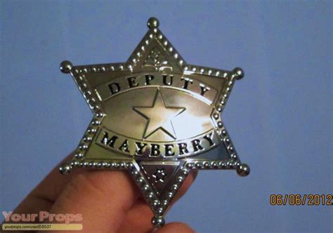 The Andy Griffith Show Barney Fife Mayberry Deputy Badge Replica Tv
