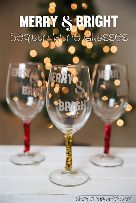 Diy Christmas Wine Glasses