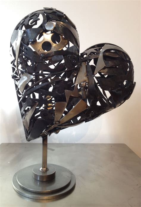 Steel Heart Sculpture 2013 Art Pinterest Steel