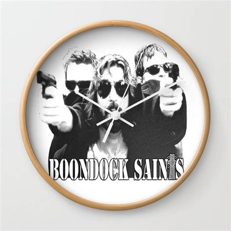 Boondock Saints Wall Clock By Icemanire Society6