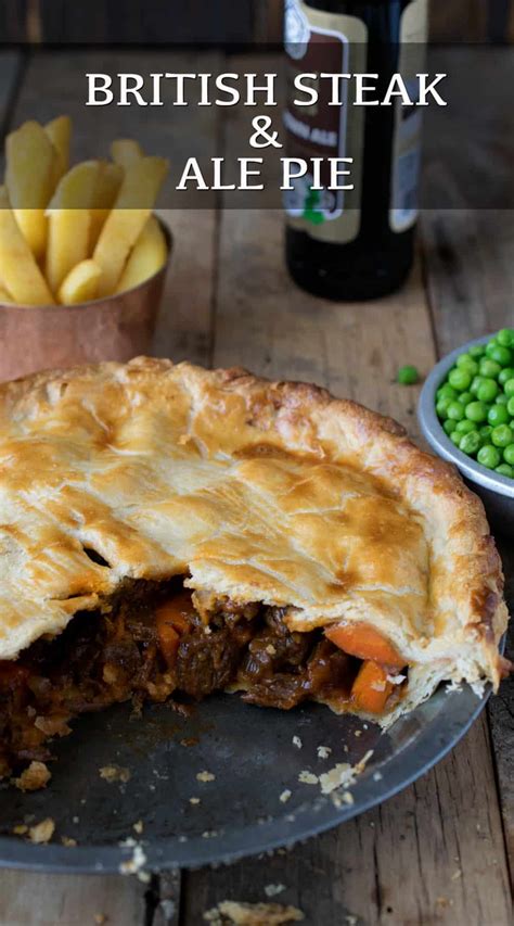British Steak And Ale Pie Is A Classic Dish Found In Most Pubs Around