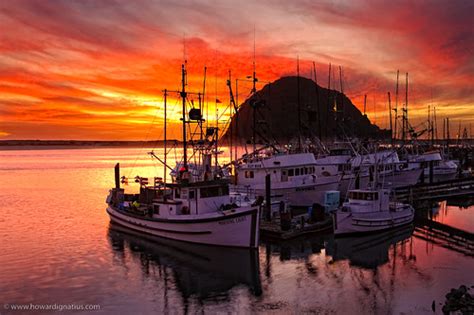 Morro Bay Sunset Harbor View This Sunset Photo Post Proc Flickr