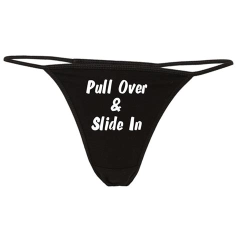 Pull Over And Slide In Thong Panties Bikini Lingerie Etsy