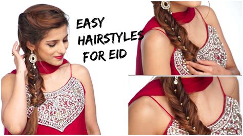 Quer apostar em um penteado para cabelo solto? 3 Indian Party Hairstyles / EASY Hairstyles for Medium To ...