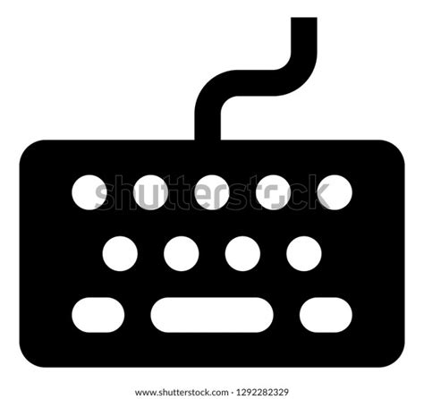 Keyboard User Input Vector Icon Stock Vector Royalty Free 1292282329