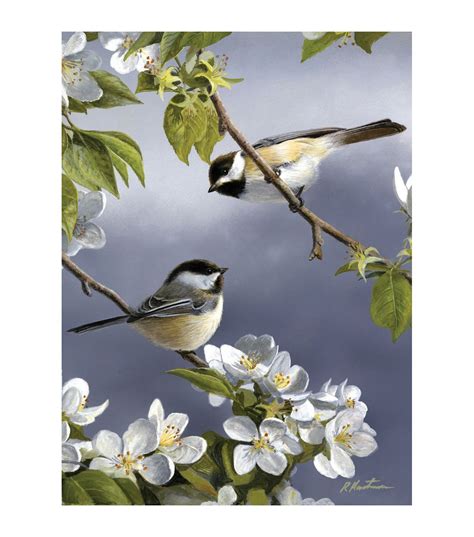 A unique and stunning paint by numbers kit for experienced users! Paint By Number Artist's Collection 9"X12"-Spring Chicadee ...