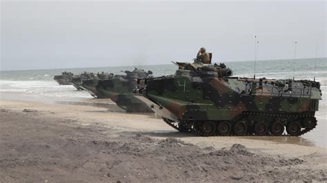 Marines Train In Amphibious Assault