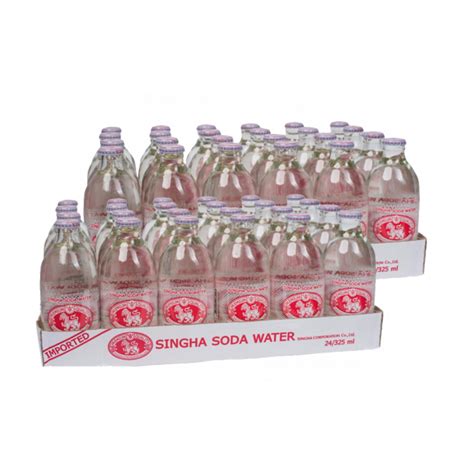 Singha Soda Water 325ml X48 2 Cases