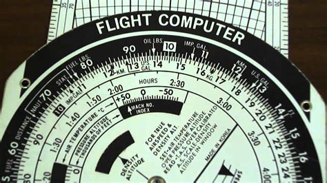 Pilots can use the calculator side to perform time, speed, distance, rate, fuel consumption, altitude, airspeed, air temperature, and pressure pattern calculations. E6B Flight Computer: Mach Number to KTS - YouTube