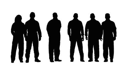 Group Of People Silhouettes Free Image Download Erofound
