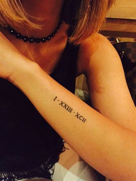 40 Simple Meaningful Roman Numeral Design Tattoos For Women Tattoos