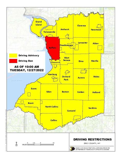 Erie County Ny On Twitter Update The Driving Ban For The City Of