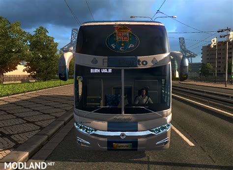 Fc porto bus macropolo g7 ld 1600 8×2 skin in ets 2. Bus Macropolo G7 1600LD FC Porto Skin - ETS 2