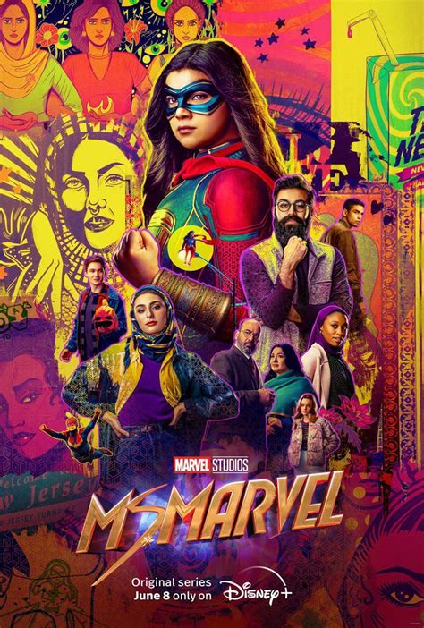 New Ms Marvel Disney Poster Shows Off 9 Main Characters