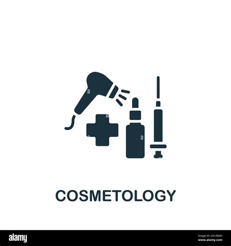 Cosmetology Icon Monochrome Simple Sign From Cosmetology Collection