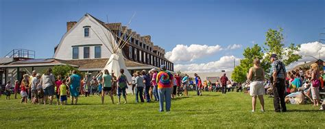 Pow Wows During The Week Of The Wyo Rodeo At The Historic Sheridan Inn