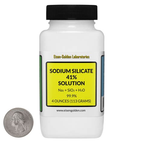 Sodium Silicate 4 Ounces 1 Bottle