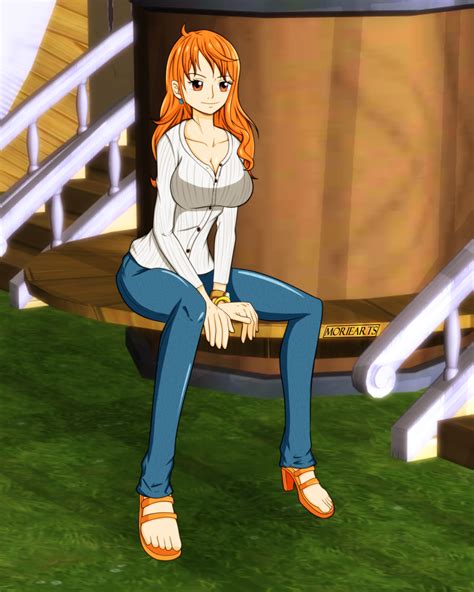 Nami Did The Pose First Without Thinking Of The Background So I Had To Make It Work Somehow