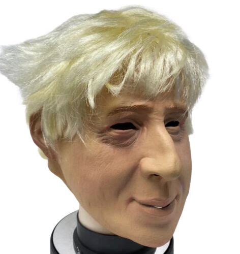 Boris Johnson Mask British Prime Minister Politician Celebrity Blond Wig Hair Ebay