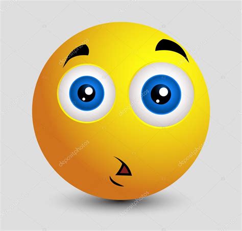 Shocked Sad Emoji Smiley Emoticon — Stock Vector © Baavli 98058356