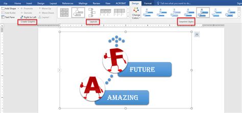 How To Create Smart Art Graphic In Microsoft Word 2016 Wikigain