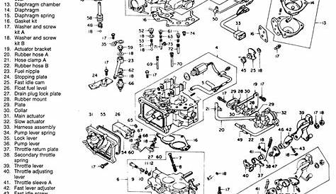 1992 isuzu pickup carburetor diagram