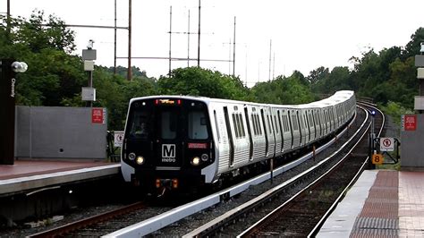 Wmata Metrorail New Carrollton Bound Kawasaki 7000 Series Orange Line