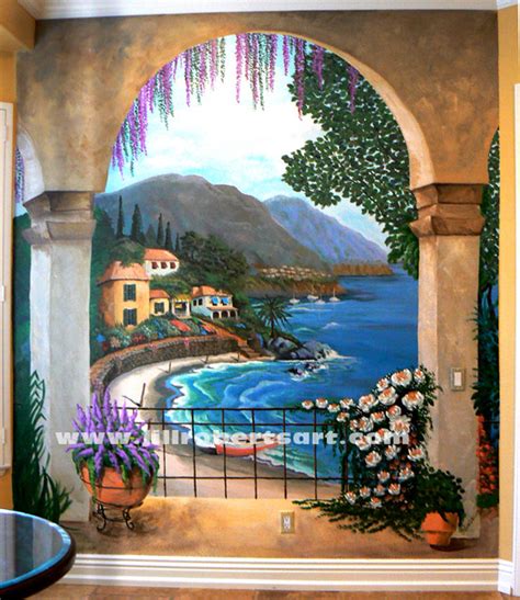 Kitchen Wall Mural Oceanside Mediterranean San Diego By Jill