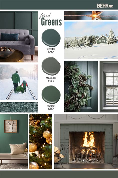 Forest Greens Color Palette Colorfully Behr