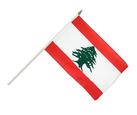 Hand Waving Flag Lebanon 12x18 Royal Flags