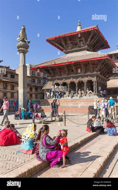 Nepal Kathmandu Valley Patan Durbar Square Listed As World Heritage