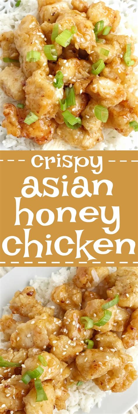 Crispy Asian Honey Chicken Is Tender Chunks Of Chicken Breaded With A
