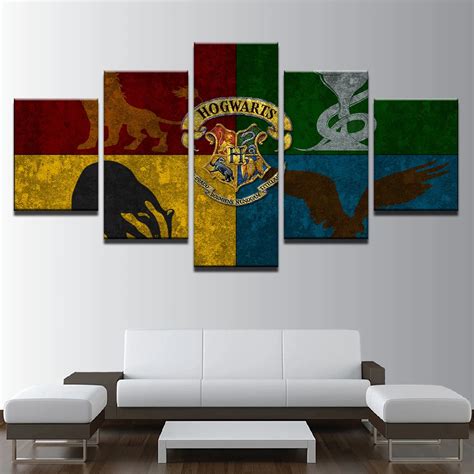 Jie Do Art Canvas Painting Wall Art Abstract Decoration 5 Panel Harry