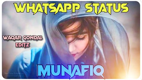 Munafiq Ost Drama Whatsapp Status Song 2020 New Status Youtube