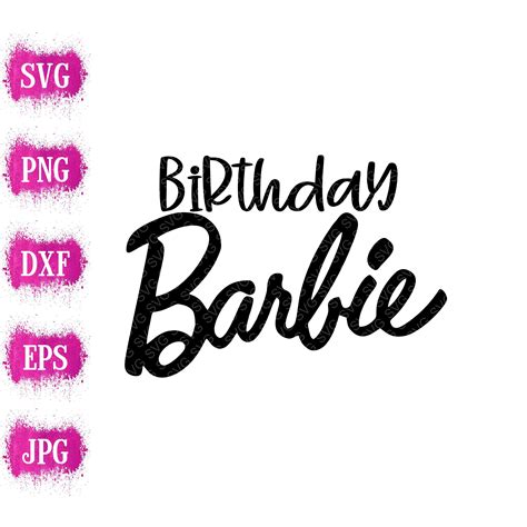 birthday barbie SVG, barbie birthday svg, barbie doll svg, birthday girl svg, birthday svg ...