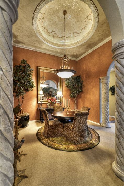 Tuscan Style Dining Room Paradise Valley Arizona Love The Colors