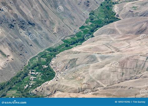 Aerial View Of The Valleys Of Northern Afghanistan Stock Photo Image