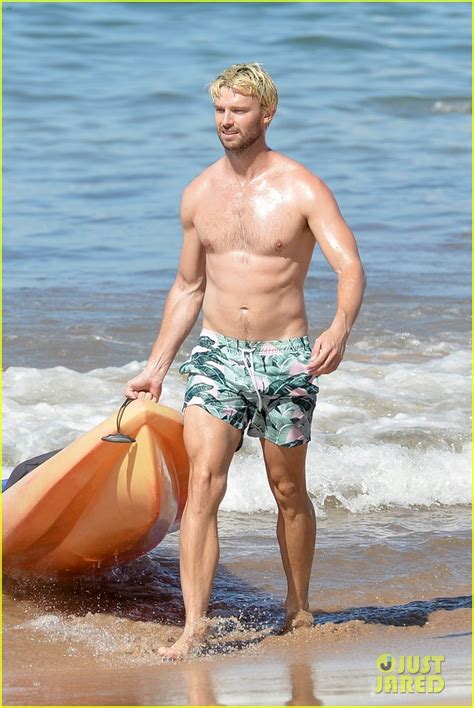 patrick schwarzenegger shows off fit physique during beach day in maui photo 4691080 patrick