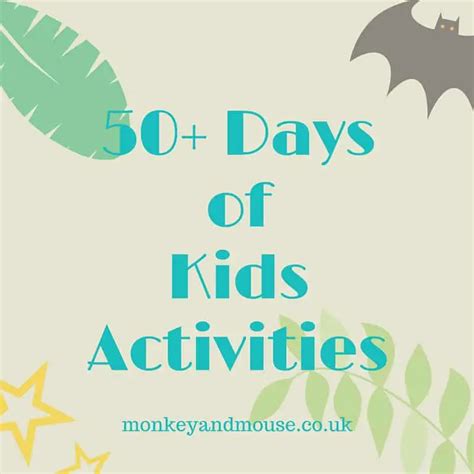 Over 50 National And International Days For Kids Activities Monkey
